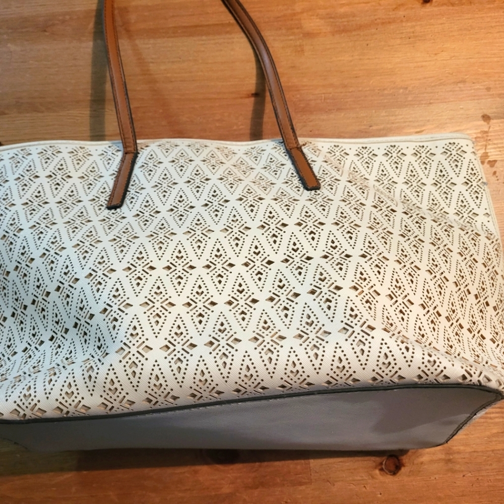 Aldo cream large tote